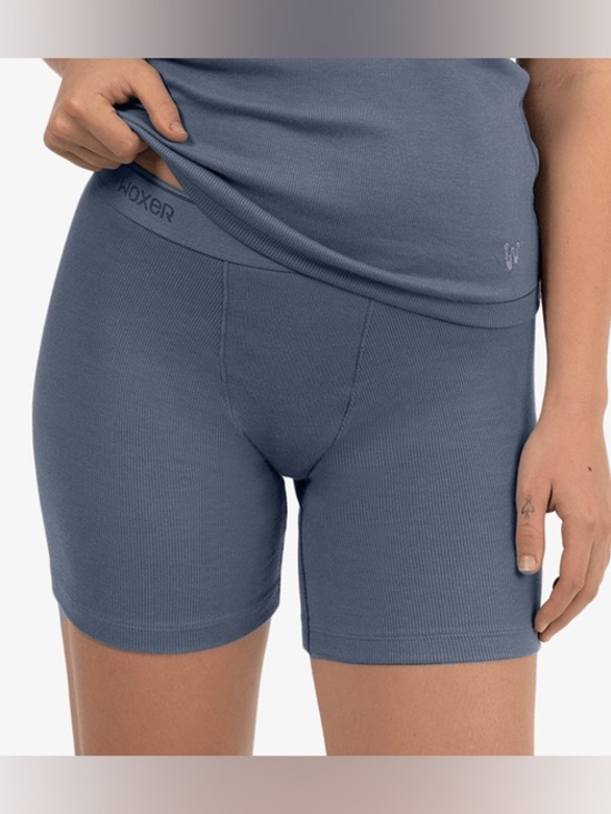 Woxer Other - Woxer Baller Ribbed Steel Blue Cotton Boxer Briefs NWT SIZE LARGE